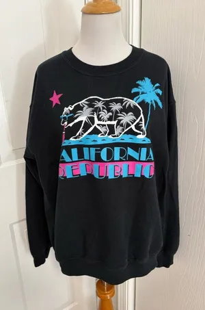 Riot Society California Republic Crewneck thumbnail 1