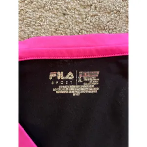 FILA Sport Performance Black V-Neck Short Sleeve Top thumbnail 4
