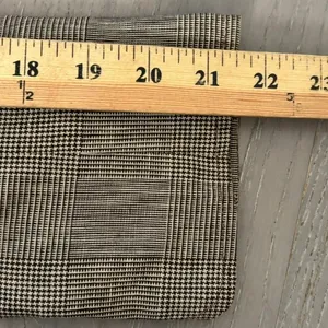 Vintage 90s MaxMara 100% Linen Blazer Sz 2 Made in Italy Brown Check Old‎ Money thumbnail 7
