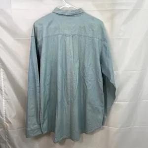 Vintage ACME‎ light wash blue denim embroidered looney tunes button cotton shirt thumbnail 8