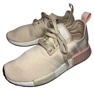 Adidas Women’s Size 7.5 Beige Pink R1 W BOOST Running Athletic Shoes Sneakers thumbnail 1