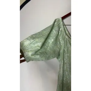 Roller Rabbit Sage Green Clermont Zara Maxi Dress sz L thumbnail 6
