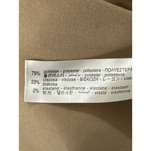 Zara‎ Womens Tan Beige High Waisted Wide Leg Cropped Culotte Trousers Petite S thumbnail 7