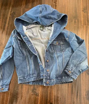 Wild Fable Hooded Denim Jacket thumbnail 1