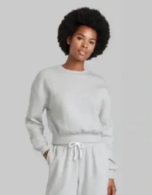 Wild Fable Women's Plus Size Light Gray Sweatshirt, 2X - New! thumbnail 2
