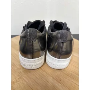 Paul Green Toby Low Top Sneakers Women's 5 Charcoal Grey Suede Metallic‎ Shoes thumbnail 6