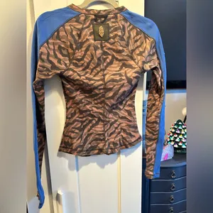NWOT FREE PEOPLE Kick Off Printed Layer - Zebra Combo $68 MSRP thumbnail 11