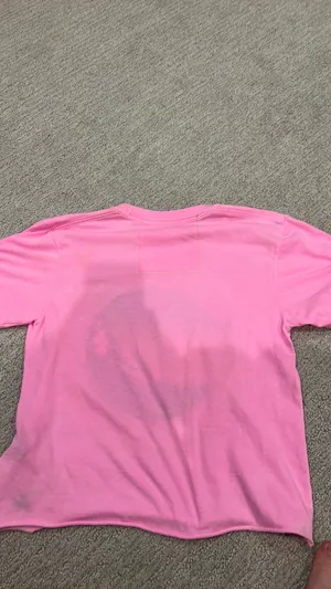 Aviator nation hot pink cropped T-shirt very soft from California thumbnail 4