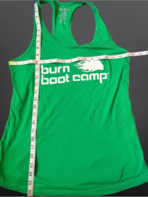 Burn Boot Camp Kelly Green Racerback Tank Top – XL thumbnail 4