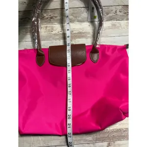 Source Unknown Nylon Hot Pink Tote Bag School Shoulder NWT thumbnail 5