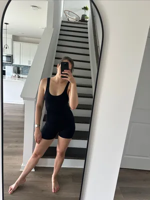 Black Sleeveless Stretch Jumpsuit Romper XS/S thumbnail 6