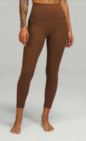 Lululemon Roasted Brown Align High-Rise Leggings with Pockets 25" thumbnail 1