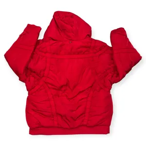 NEW With Tag Free People Movement Cranberry Red Shirr Enough Primaloft Insulated Puffer Coat Jacket Small thumbnail 7