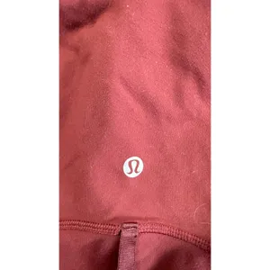 Lululemon Define Jacket Luon Dark Red Full Zip Yoga Activewear Size 6 thumbnail 4