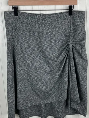 The North Face Cypress Skirt Size Large High Low Pache Grey Space Dye Gorpcore thumbnail 3