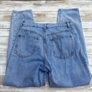 Superdown Jeans Sz 27 Slim Mom Jean Medium Wash High Rise Normcore Casual‎ thumbnail 6