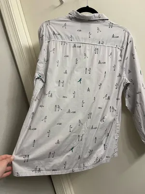 Figs Night Shift Pajama Top Size Medium thumbnail 8