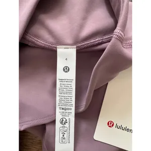 Lululemon Wunder Under SmoothCover High Rise 25” Lavender Lux Size 4 NWT thumbnail 6