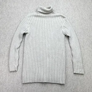 Vtg Country Shop Cashmere Turtleneck Womens M Tan Quiet Luxury Academia Cozycore thumbnail 2