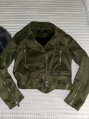 ZARA Moto Jacket Biker Suede  thumbnail 3