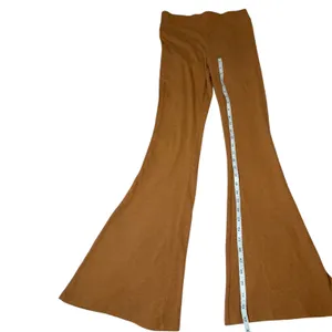 Aerie Ribbed Flare Leggings Pants Brown High Rise Boho‎ Retro Bell Bottom Sz S thumbnail 9