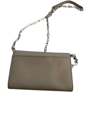 Tory Burch Robinson Chain Wallet in French Gray NWOT thumbnail 9