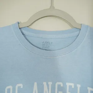 J. Galt Brandy Melville Los Angeles California Cropped Graphic T-Shirt Blue OS thumbnail 2