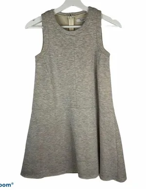 Madewell Size XXS Dress The Anytime Scuba Sleeveless Heather Gray Casual Women’s thumbnail 2
