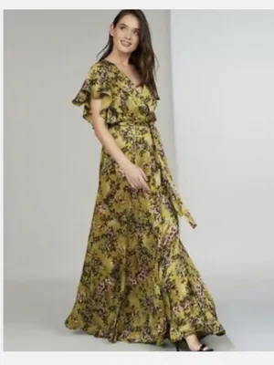 Anthropologie Hutch Pietrina Wrap Maxi Dress thumbnail 3