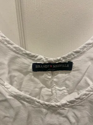 Brandy Melville Tank Top White thumbnail 2