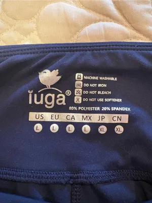 IUGA high-waisted navy leggings women’s L thumbnail 5