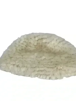 Vintage Hat Hansen Faux Fur White Winter Made In The Usa Adjustable Cap thumbnail 12