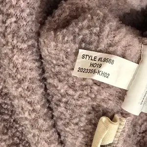 Madewell Polartec Fleece Half-Zip Jacket Size L in Hthr Cherry Blossom thumbnail 4
