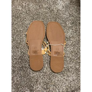 A New Day NWT Hollis Studded Slide Sandals Tan‎ Silver Embellished Women's 11 thumbnail 4