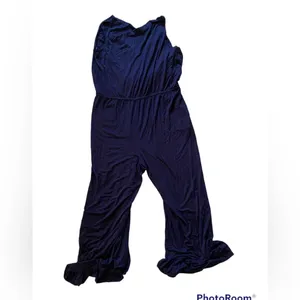 NWT Spence Women's Navy Blue Jumpsuit Size M thumbnail 2