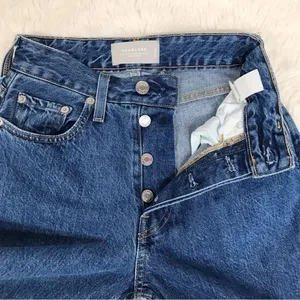 New EVERLANE The Curvy 90s Cheeky Straight‎ Jean Button Fly Organic Cotton Sz 25 thumbnail 6