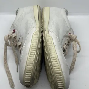 Ecco White Leather Lace Up Sneakers 41 thumbnail 4