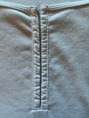 Abercrombie White Henley Bodysuit thumbnail 2