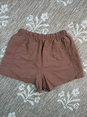 Brand 8 Rust Shorts with Elastic Waist and Drawstring Brown thumbnail 3