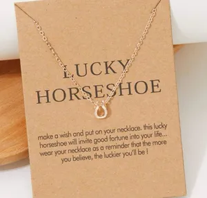 Lucky horseshoe necklace thumbnail 1