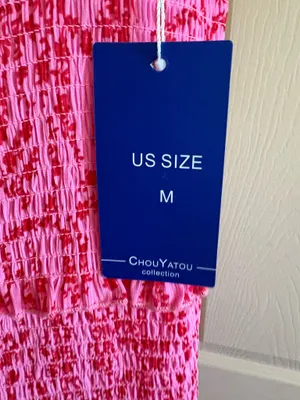Pink floral dress Size M thumbnail 3
