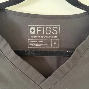 Figs‎ Catarina One-Pocket Scrub Top Black Size XL Scrub Shirt Short Sleeve thumbnail 4