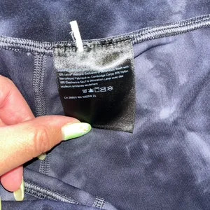 Lululemon Align High-Rise Crop‎ Legging Tie Dye Graphite Grey Size 18 thumbnail 6