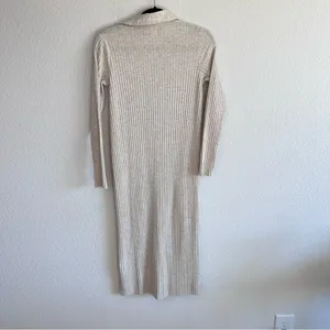 H&M Women's Ribbed Long Sleeve Sweater Dress thumbnail 2