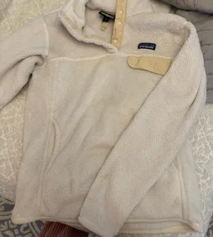 Patagonia Cream Quarter Button up pullover thumbnail 1