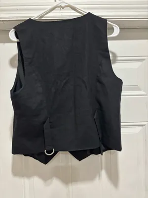 Allegra K Sleeveless Button Front Vest – Size Large (New with Tags) thumbnail 2