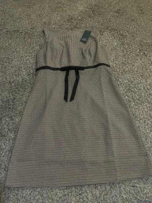 Wild Fable Elevate your style with this chic striped tan dress featuring elegant black accents. Perfect for any occasion, this dress offers a flattering fit and thumbnail 5