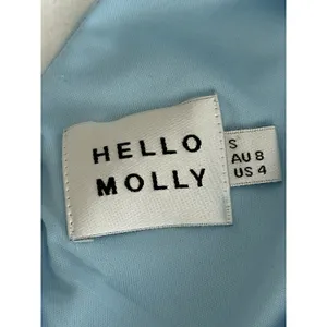 Hello Molly Party It Up One Shoulder Dress Ruched Mini Dress Size Small‎ 4 Blue thumbnail 4