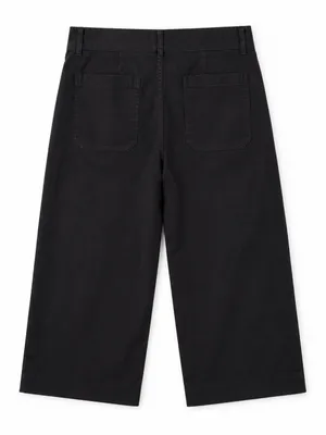 Maeve Anthropologie The Colette Pants Size 30 Black Linen Blend Wide Leg thumbnail 3