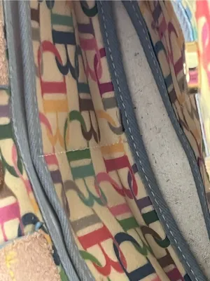 DOONEY & BOURKE Signature Logo Rainbow Zipper Heart Tag Matching Coin Purse Y2K thumbnail 16